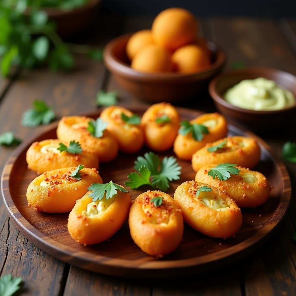 Bollos de Ñame y Queso Crema Vegano: Aperitivo Colombiano en Airfryer Crujiente