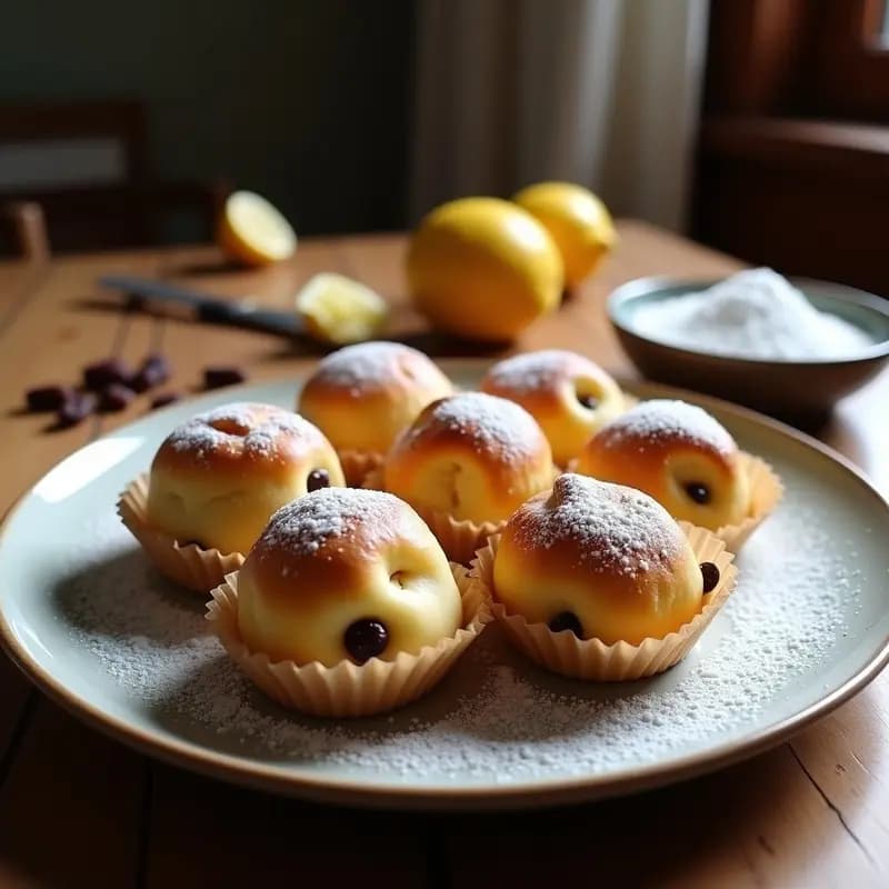 Bollos de Pasas al Vapor: Postre Canario Esponjoso y Dulce