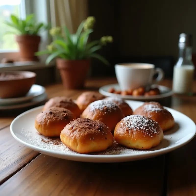 Bollos de Plátano Macho y Cacao: Desayuno Colombiano Vegano y Sin Harina en 15 Minutos