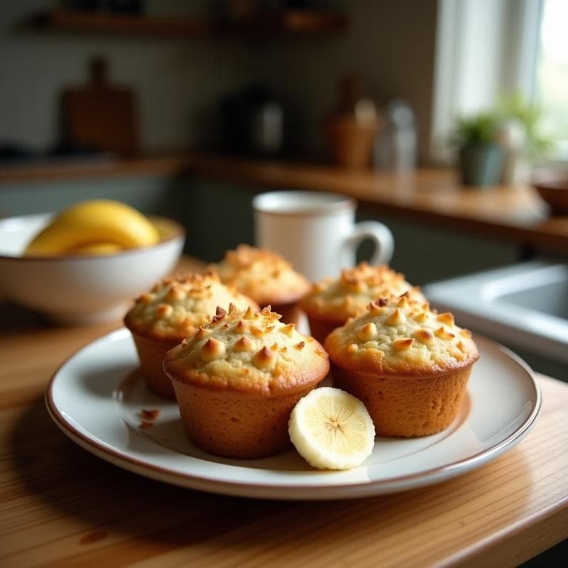 Bollos de Plátano Macho y Coco Rallado: Receta Colombiana Sin Harina en Airfryer