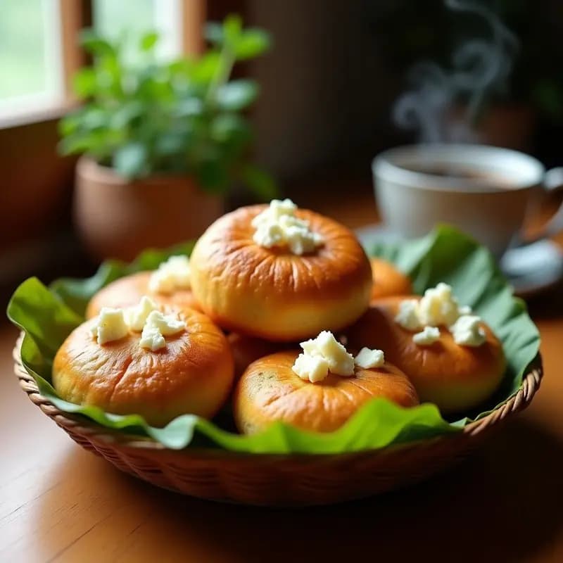 Bollos de Plátano Macho y Queso Fresco: Desayuno Colombiano en Airfryer y Alta en Energía