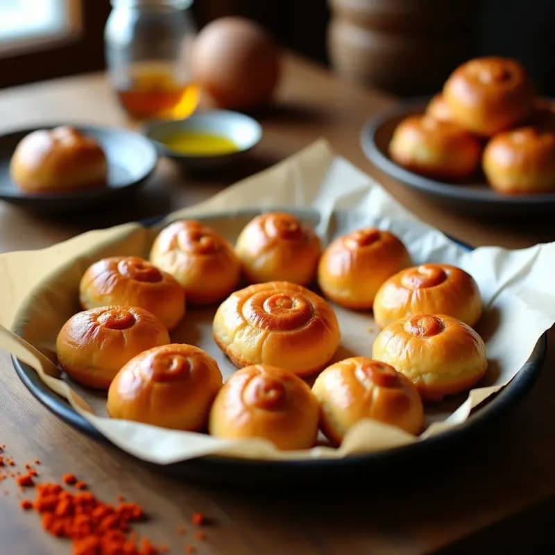 Bollos Preñados de Chicharrón y Pimentón: Aperitivo Murciano en Horno