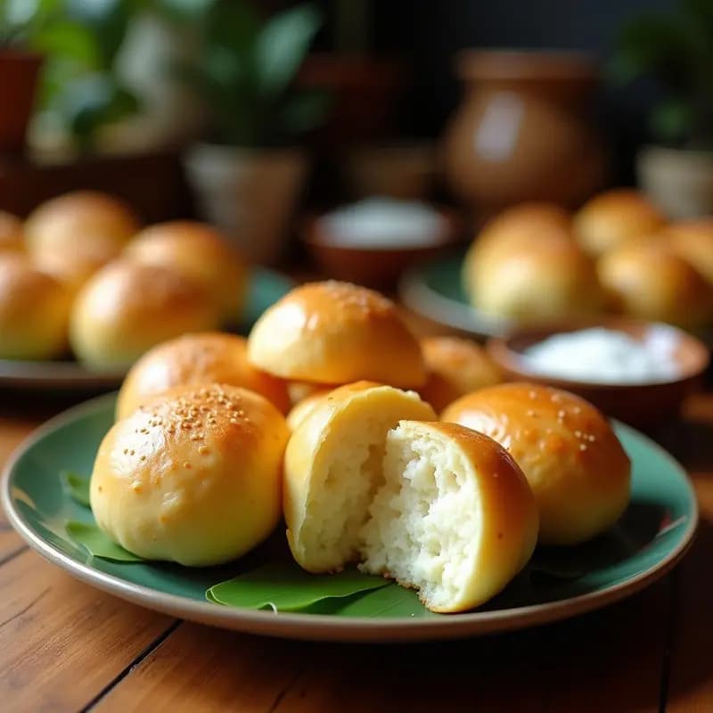 Bollos de Yuca con Relleno de Queso de Coco: Desayuno Venezolano Vegano y Sin Gluten