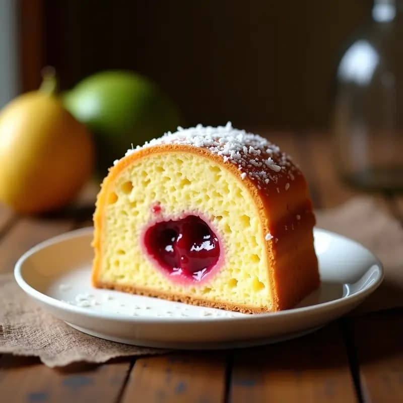 Bolo de Rolo con Guayaba: Postre Brasileño Sin Harina en Olla Lenta