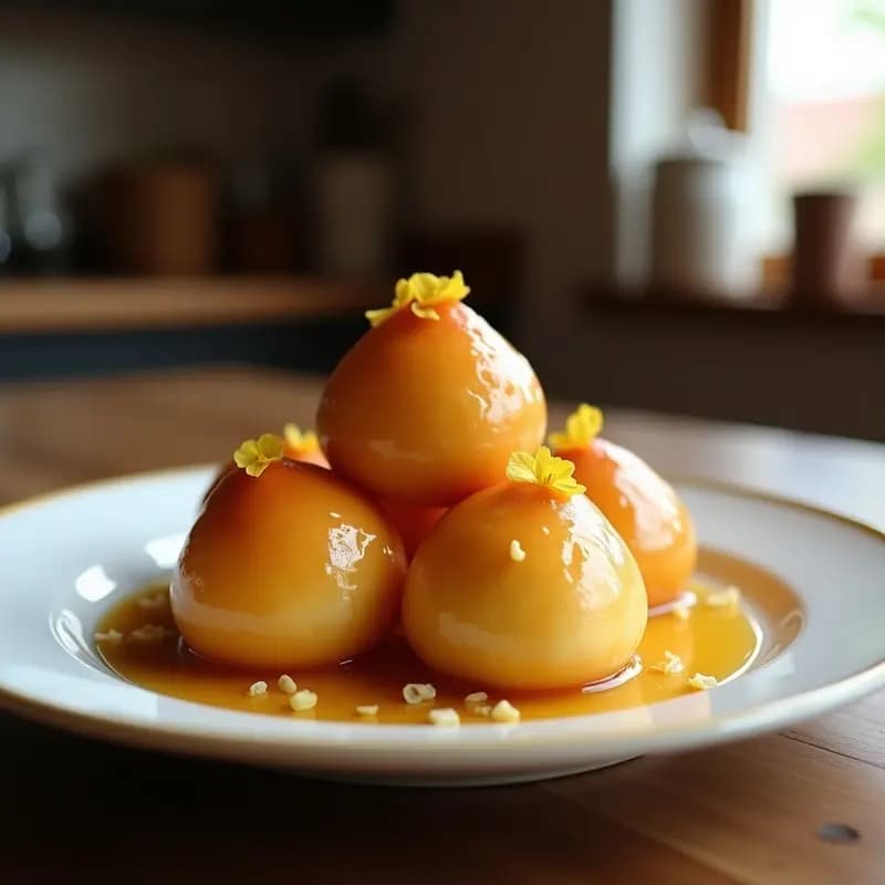 Bolos de mel mexicanos con especias y miel: Postre tradicional en horno