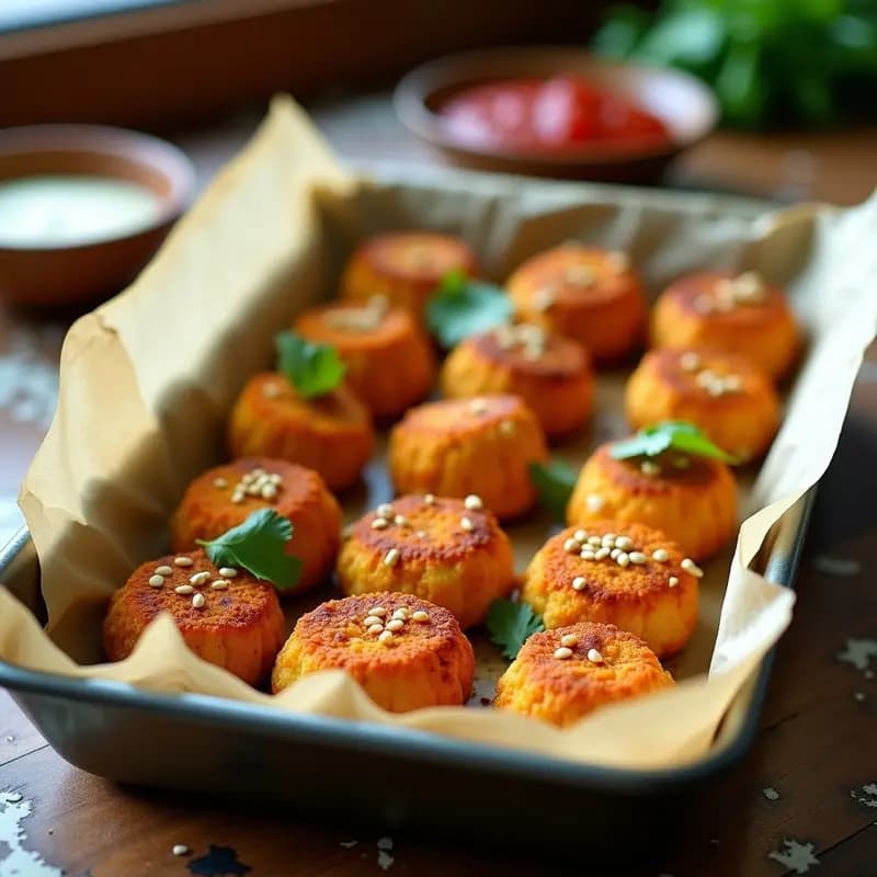 Bolsas de Tofu al Horno con Especias Marroquíes: Snack Proteico y Crujiente