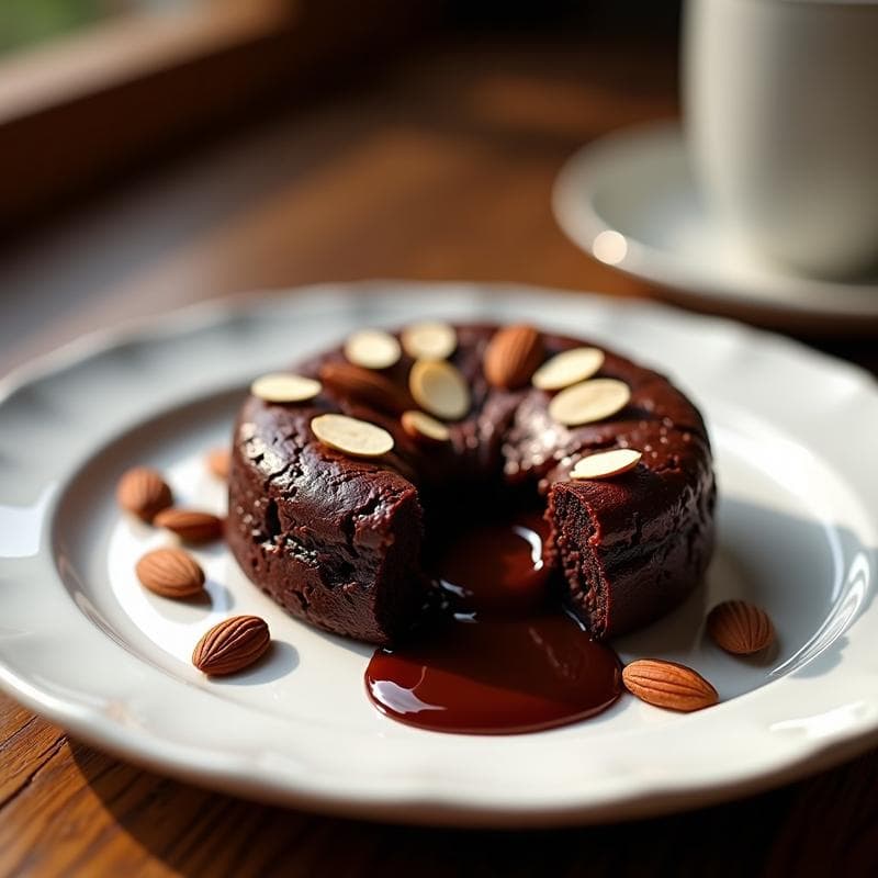 Bomba de Chocolate y Alubias Negras: Brownies Keto Sin Harina con Centro Líquido