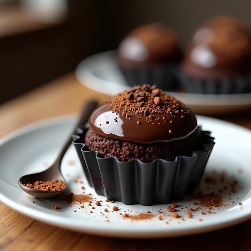 Bomba de Chocolate y Café con Base de Dátiles: Postre Vegano Sin Horno en 15 Minutos