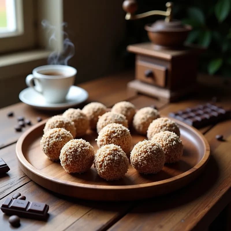 Bombones de Café y Liqueur: Receta en Thermomix Sin Horno en 15 Minutos
