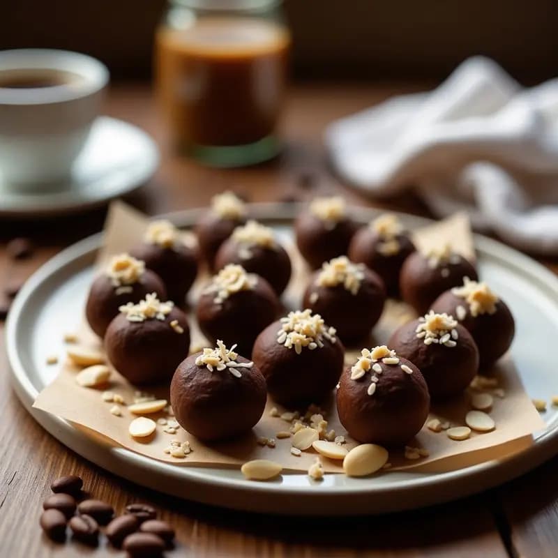 Bombones de Café Moka Sin Azúcar: Receta Keto en 15 Minutos para Adictos al Café
