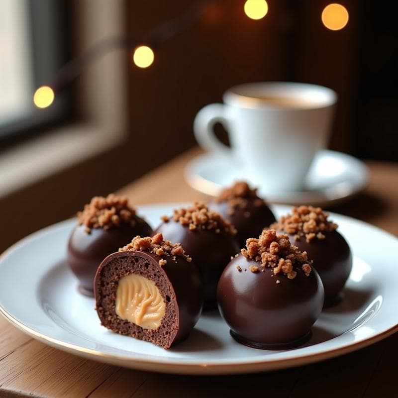 Bombones de Chocolate y Avellanas Rellenos de Café: Receta Gourmet en 20 Minutos