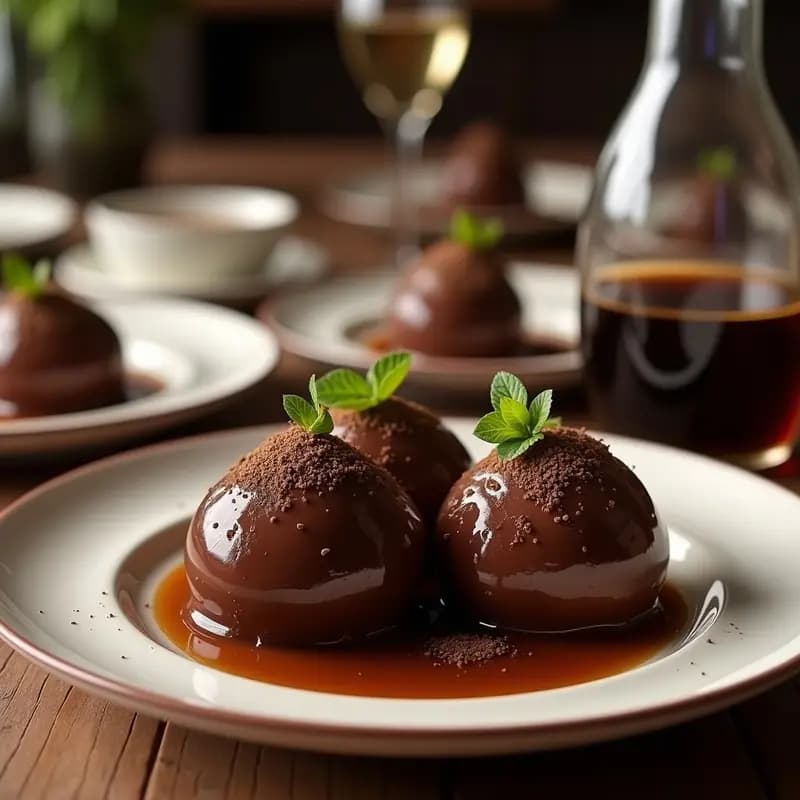 Bombones de Chocolates Rellenos de Licor de Café: Postre Español para Adultos en 30 Minutos