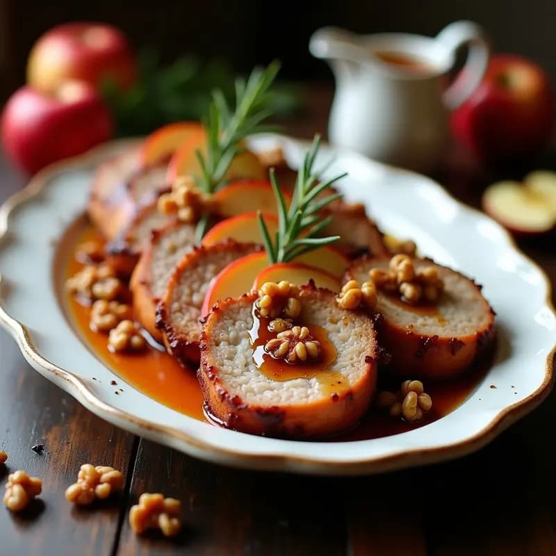 Bondiola de Cerdo al Horno con Salsa de Sidra y Manzana: Receta Argentina Tradicional en 45 Minutos