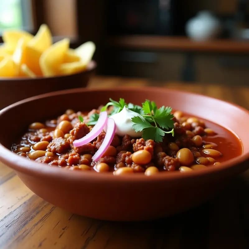 Bongo Chilli con Carne y Frijoles: Receta Mexicana Picante en Olla Lenta