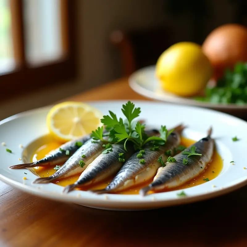 Boquerones en Adobo con Ajo y Perejil: Entrante Andaluz Fácil y Lleno de Sabores
