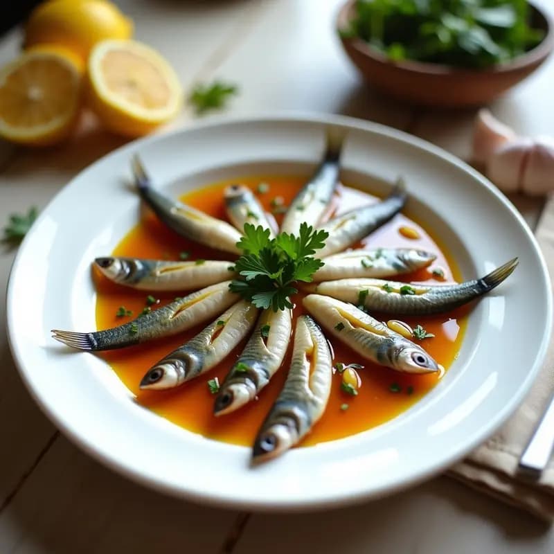 Boquerones en adobo con vinagre de Jerez: Receta andaluza marinada en 24 horas