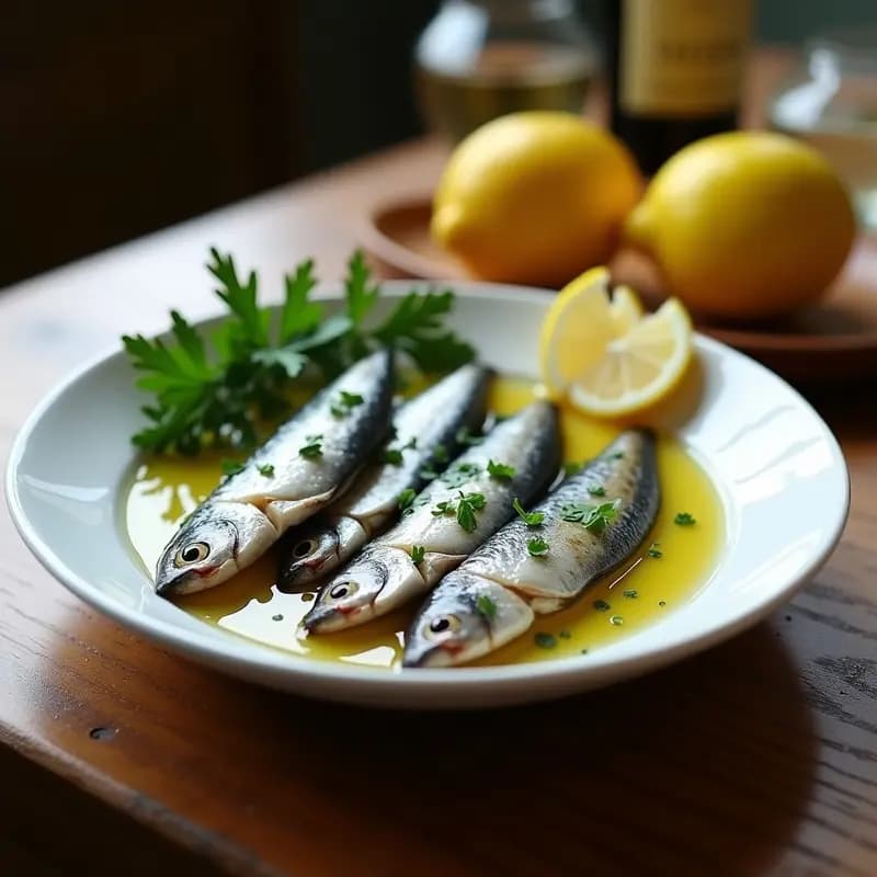 Boquerones en Vinagre con Ajo y Perejil: Receta Andaluza Fresca y Sin Cocción