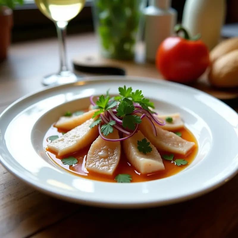 Boquerones en Vinagre con Cebolla, Pimiento y Perejil: Entrante Fresco de la Costa Malagueña