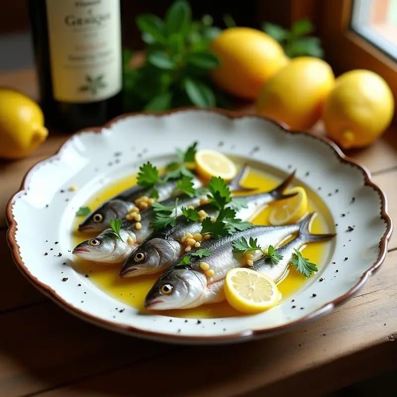 Boquerones en Vinagre con Limón y Ajo: Receta Andaluza Ultra Rápida