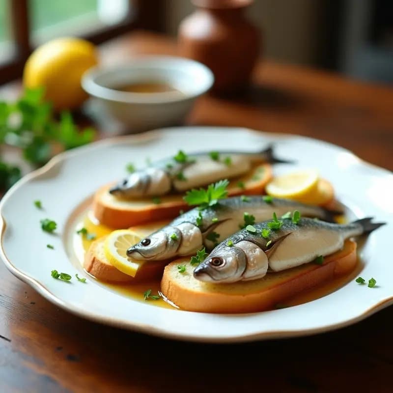 Boquerones en Vinagre con Pan de Molde: Tapa Malagueña en 15 Minutos Sin Cocción