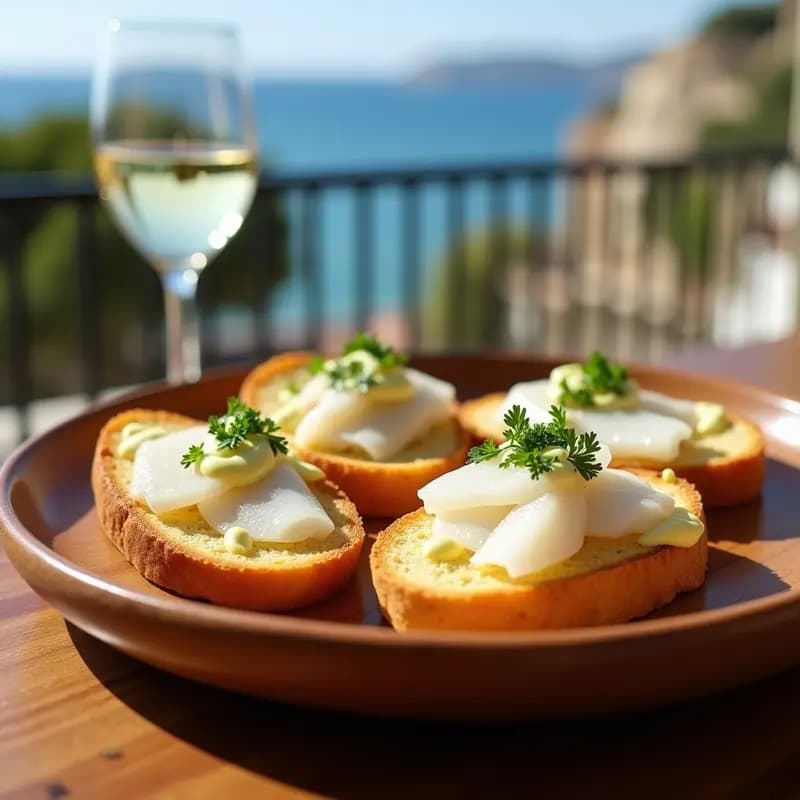 Boquerones en Vinagre con Pan Tostado y Alioli: Receta Andaluza Fresca y Sabrosa