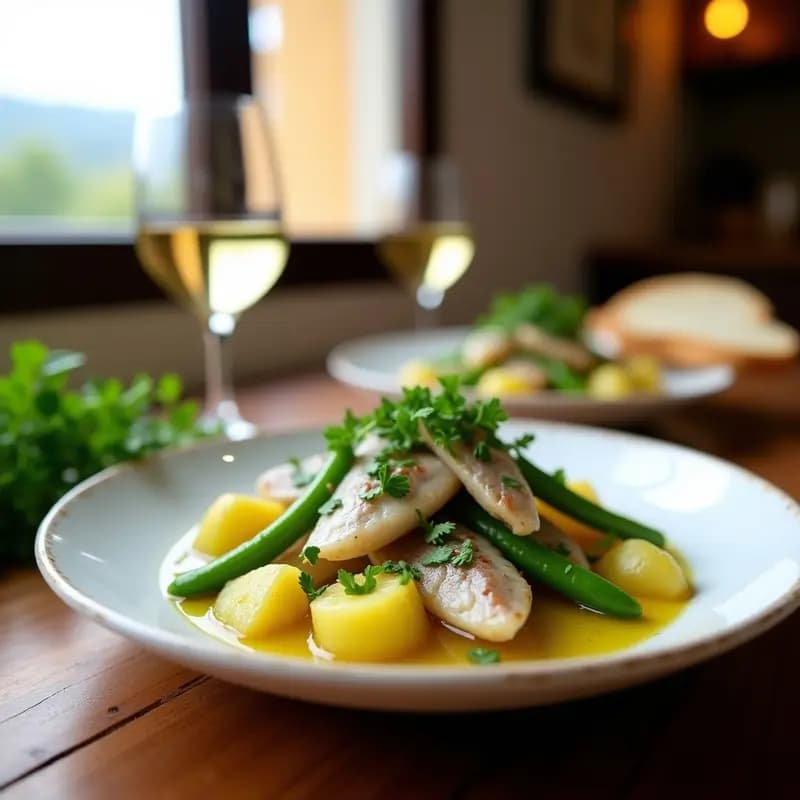 Boquerones en Vinagre con Patata y Pimiento Verde: Tapa Andalusa Fresca y Ligera