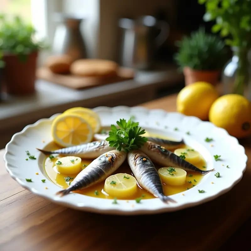 Boquerones en vinagre con patatas: Receta malagueña fresca y fácil
