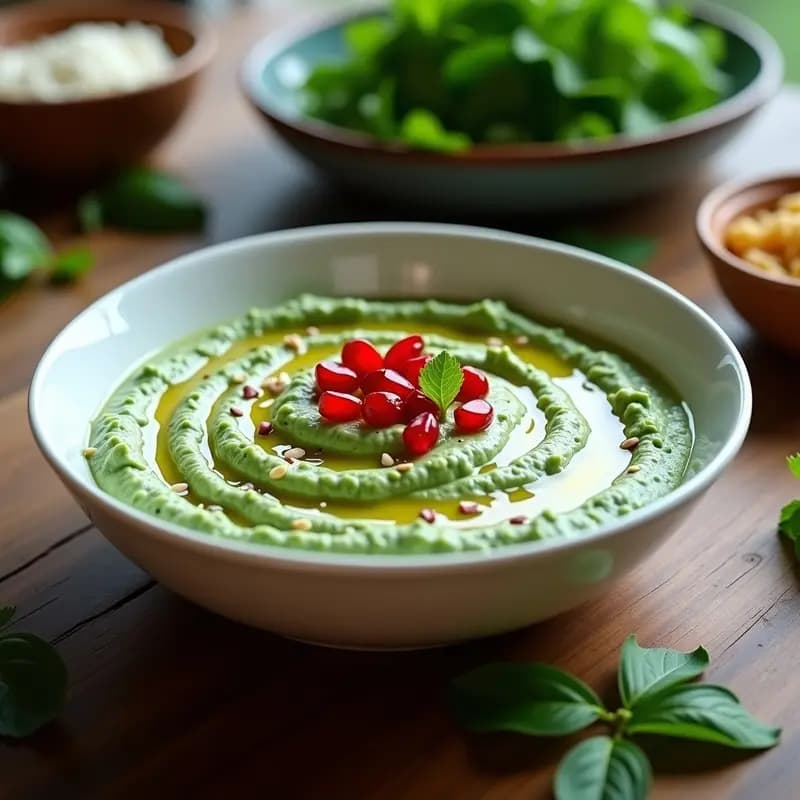 Borani de Espinacas y Yogur: Receta Afgana Fría y Sin Horno