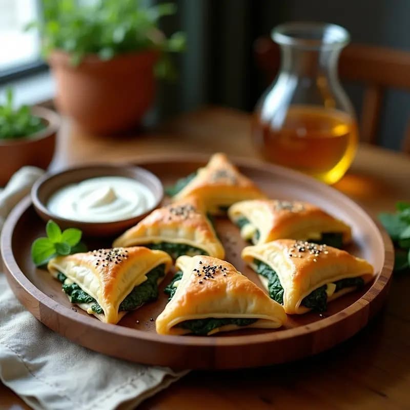 Borek de Espinaca y Queso Feta con Masa Filo: Receta Turca en Airfryer