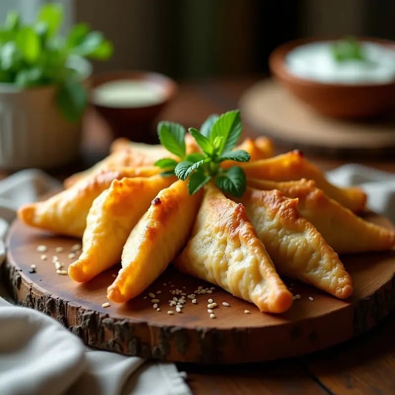 Borek de Espinacas y Queso Halloumi: Receta Turca en Masa Filo Integral
