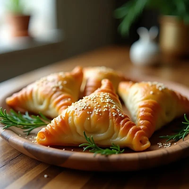 Borek de Espinacas y Queso Beyaz: Entrante Turco Crujiente en Airfryer