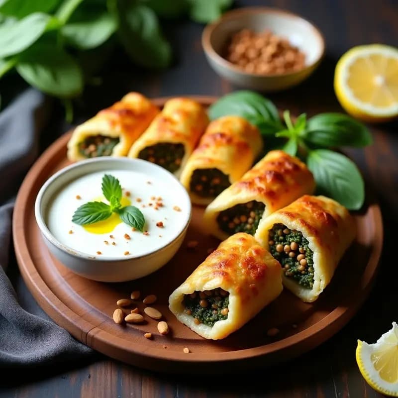 B.Size de Lentejas y Espinacas con Salsa de Yogur: Receta Turca Vegana y Alta en Hierro