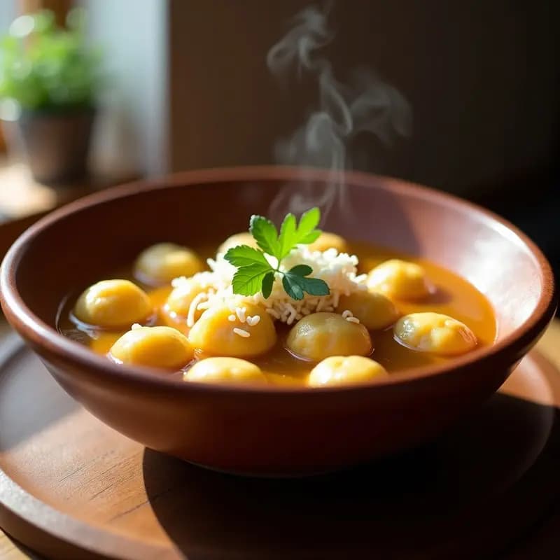 Bori Bori Paraguayo con Albóndigas de Mandioca: Receta Tradicional Sin Gluten