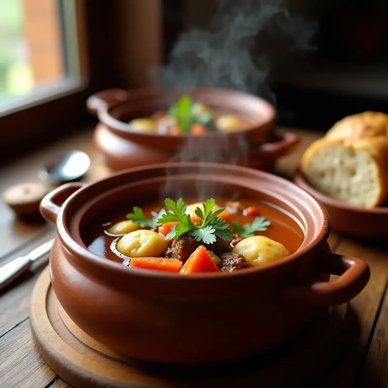 Bori Bori Paraguaya: Sopa de Caldo de Carne con Albóndigas de Mandioca y Verduras