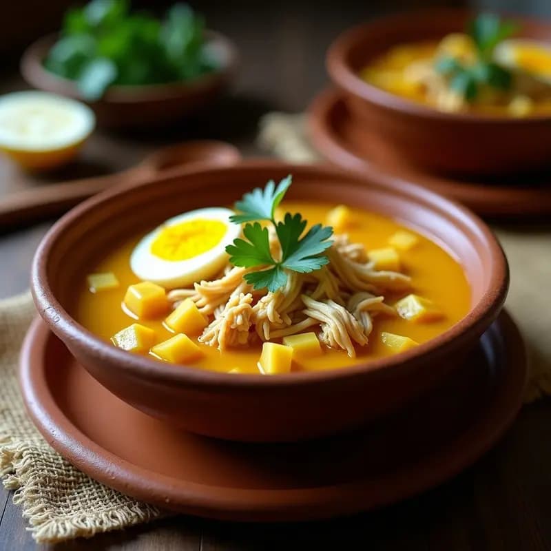 Boro Boro de Pollo y Yuca: Sopa Boliviana Reconfortante en Olla Lenta