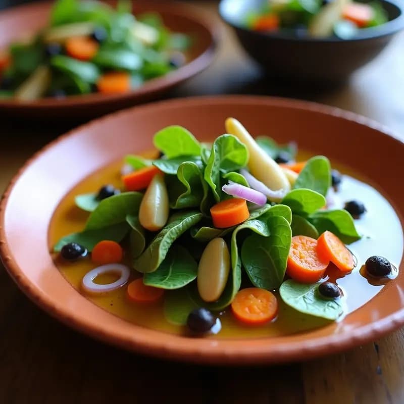 Borrajas en Escabeche: Tapa Murciana de Verdura Silvestre en Vinagre
