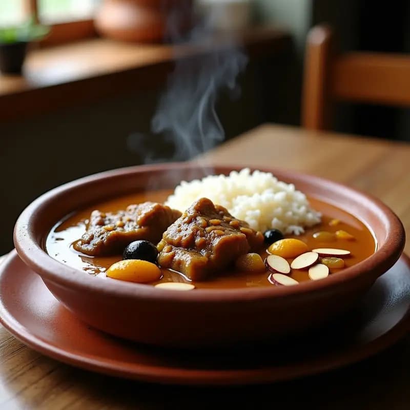 Borrego al Chilindrón: Receta Peruana Tradicional con Aceitunas y Pasas en Olla Lenta