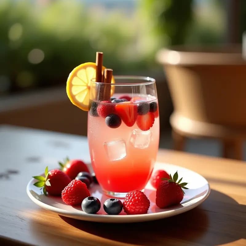 Borrell de Cava con Frutas Rojas: Bebida de Verano para Brindar con Estilo