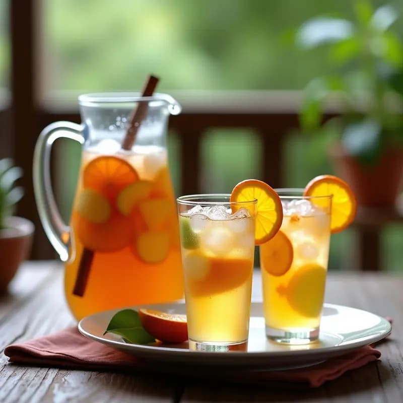 Borrell de vi: Sangría catalana de frutas de temporada y fácil de preparar