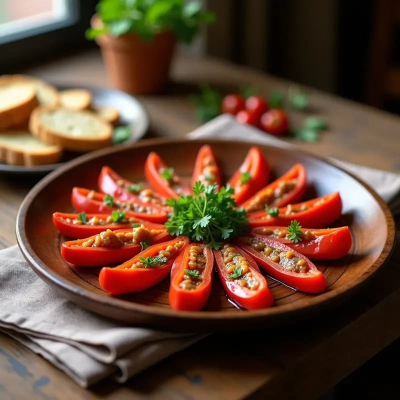 Borrelles de Anchoa y Pimiento: Tapa Tradicional de founder