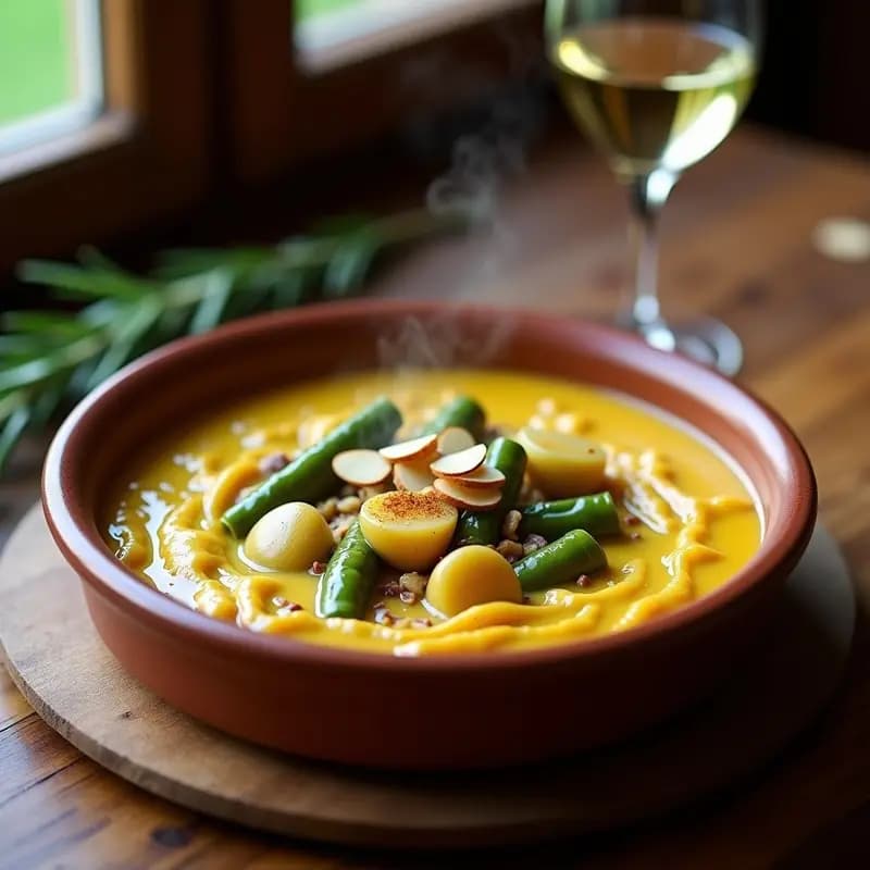Borrellhino Catalán con Alcachofas y Habas: Guiso de Invierno Vegano en Thermomix