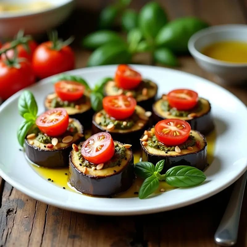 Borrellino de Berenjena y Tomate: Entrante Italiano Sin Lácteos y Keto