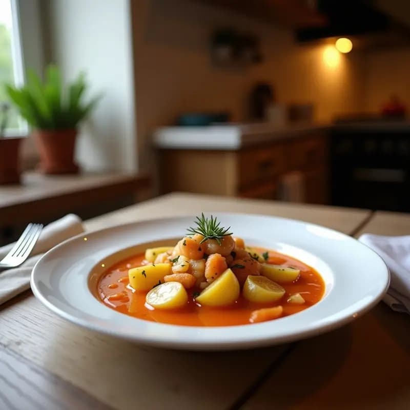 Borreta Catalana de Bacalao y Patata: Receta de Semana Santa en Olla Rápida