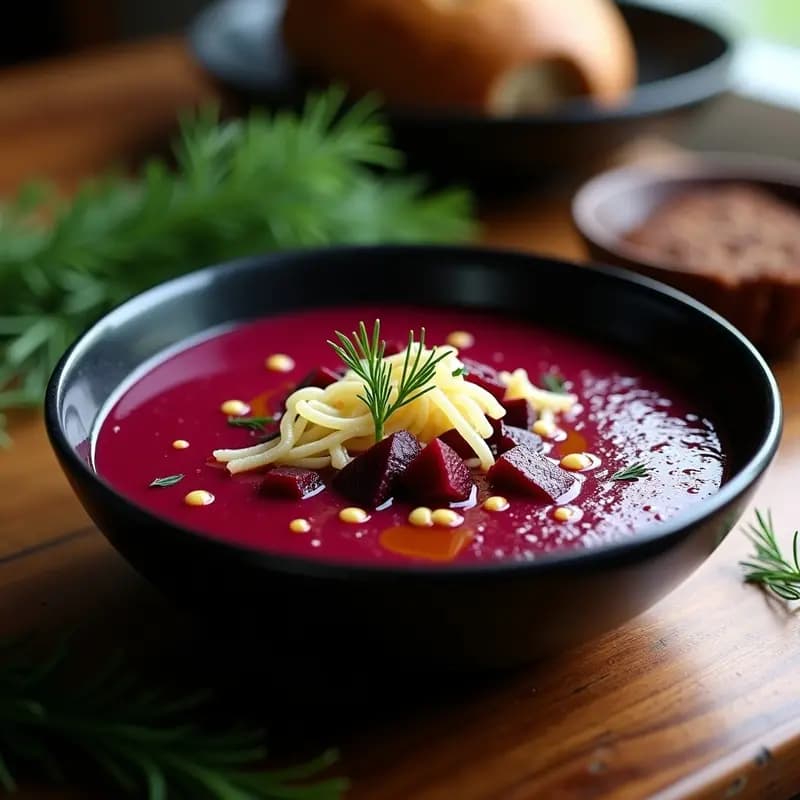Borsht Rumble con Remolacha y Chucrut: Sopa Ucraniana Fermentada y Detox