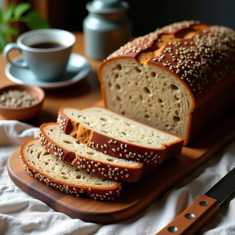 Bösenbrot Alemán de Centeno con Semillas: Desayuno Saludable y Alto en Fibra