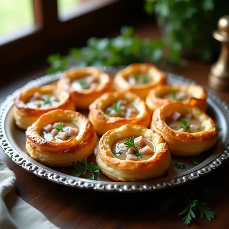 Bouchées a la Reine con Salsa Velouté: Receta Francesa Clásica para Ocasiones Especiales