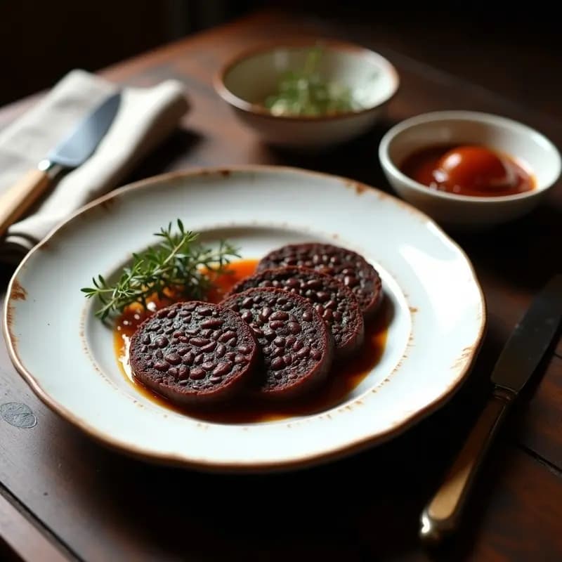 Boudin Noir de Lentejas y Cebolla Caramelizada: Embutido Francés Vegano y Sin Grasa