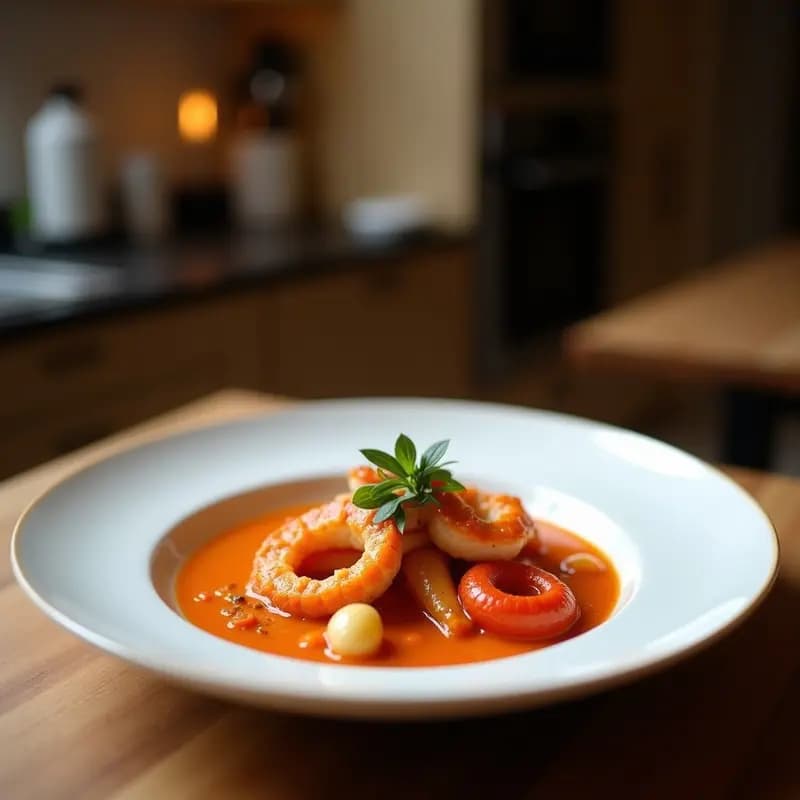 Bouillabaisse de Langosta y Azafrán: Receta Francesa Tradicional con Toque Mediterráneo