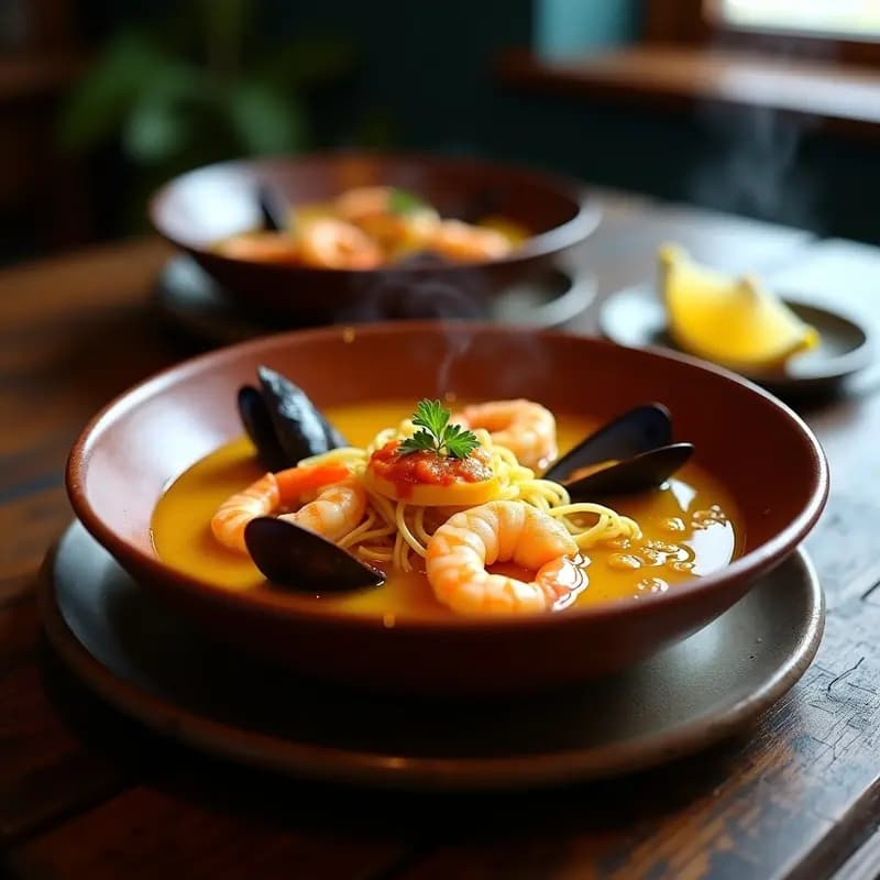 Bouillabaisse de Mariscos y Konjac: Receta Francesa Keto y Baja en Calorías