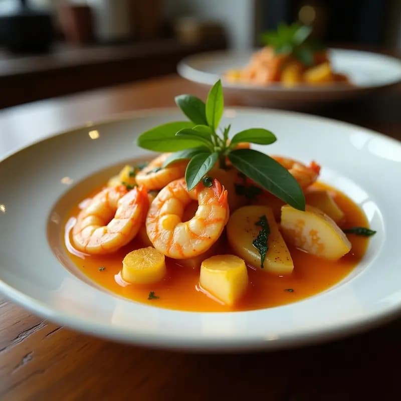 Bouillabaisse de Mariscos en Leche de Coco: Receta Francesa Vegana con Toque Tropical